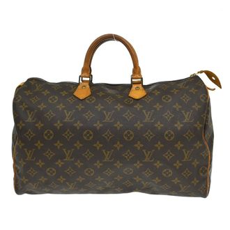 Louis Vuitton Speedy Monogram Canvas Brown Canvas Handbag (Pre-Owned)