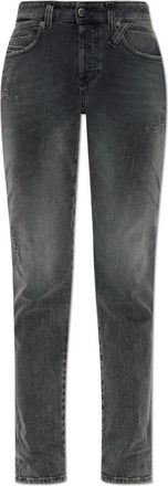 Diesel 1992 D-Jiann-Rs Jeans - Dames - Slim Fit Jeans - Grijs - W27 L32 - Katoen - Jeans