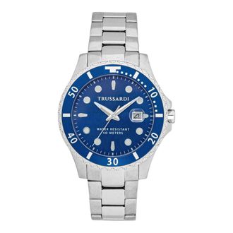 Trussardi Accessoires, Heren, Grijs, ONE Size, Watches