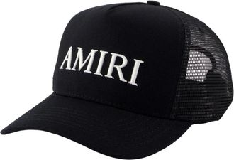 Amiri Trucker Cap - Heren - Petten - Zwart - ONE Size - Katoen - Accessoires