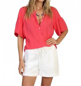 Dylan Riley Drawstring Short In White