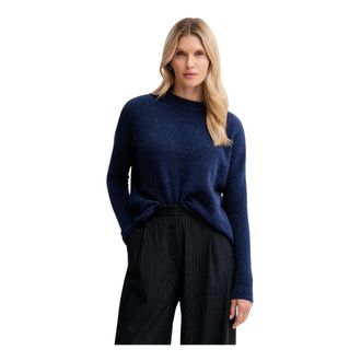 Sessun Truien & Vesten, Dames, Blauw, S, Wol, Kunlun Trui
