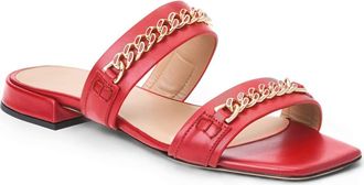 Bruno Magli Brunella Slide Sandal in Berry Nappa at Nordstrom, Size 10.5
