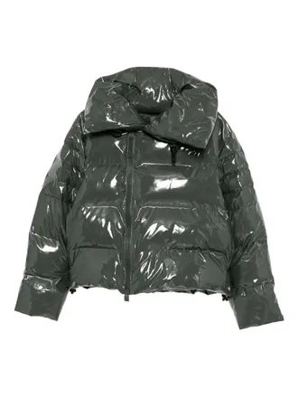 Rains Alta Vision puffer jacket - women - Polyester/Nylon/Polyester - M - Green
