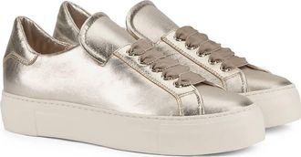 AGL Womens Edda Sandy Milk Sneaker In Gold