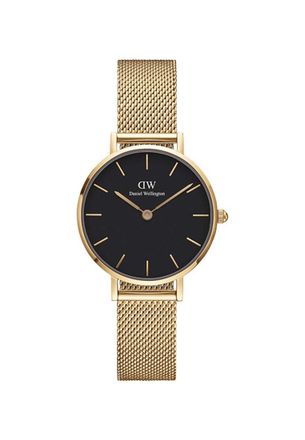 Daniel Wellington Womens DW00100349 Ladies Petite Black Evergold Gold 28mm Watch - One Size