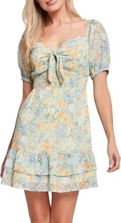 Lost + Wander Mountain Bloom Floral Mini Dress In Multi