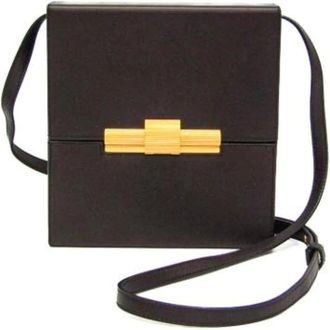 Bottega Veneta Pre-owned Leren Schoudertas - Dames - Vintage Schoudertas - Bruin - ONE Size - Leer - Vintage