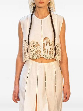 Alemais Rosemary top - White