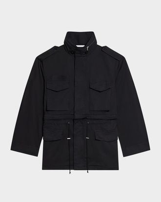 Helmut Lang Men & apos;s Field Jacket with Stowaway Hood