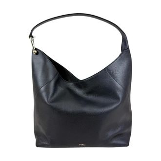 Furla Shoulder Bags, female, Black, Size: ONE SIZE Lara L Hobo