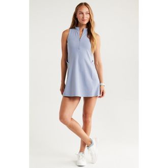 Zella Recreation Minidress & Shorts Set in Blue Tempest at Nordstrom Rack, Size Large