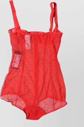 Dolce & Gabbana mesh balconette bra bodysuit