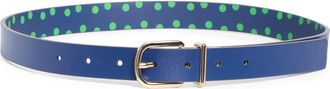 Kate Spade New York 25mm Reversible Belt in French Navy/polished Gold 416 at Nordstrom Rack, Size X-Large
