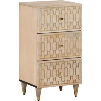 vidaXL Side Cabinet 40x33x75 cm Solid Wood Mango vidaXL