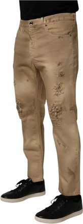 Dolce & Gabbana Uomo, Jeans, Beige, M, new