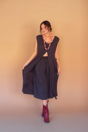 Kalalou Sleeveless Split-Front Tunic