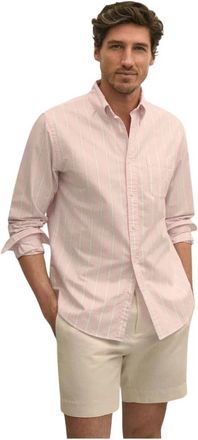 Brooks Brothers Oxford Friday Shirt - Heren - Casual Overhemden - Roze - S - Katoen - Overhemden