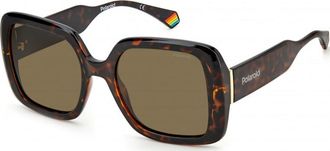 Polaroid Womens PLD 6168 54 S 086F4SP Sunglasses - Brown - One Size