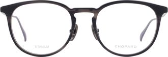 Chopard Demo Oval Mens Eyeglasses VCH278M 06BZ 51