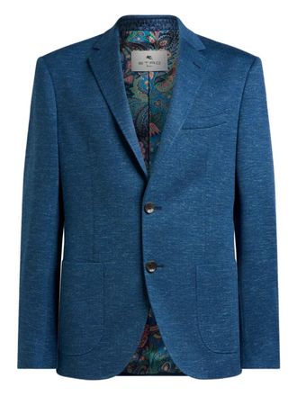 Etro single-breasted blazer - Blue