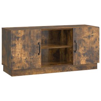 vidaXL Mueble De Tv Roble Ahumado 102 X 34,5 X 47 Cm Vidaxl