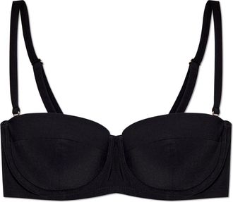 Dolce & Gabbana Balconette Bikini Top - Dames - Bikinis - Zwart - S - Spandex - Badmode