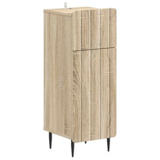 vidaXL Armario De Almacenamiento Para Ba&ntilde;o Zwolle Roble Sonoma Vidaxl