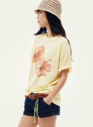 Twik Womens Low-rise denim mini short