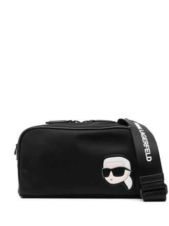 Karl Lagerfeld Ikon camera bag - men - Recycled Polyamide/Polyurethane - OS - Black