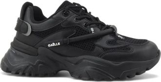 Ga&euml;lle Paris Sneakers - Dames - Sneakers - Zwart - 37 EU - Leer - Schoenen