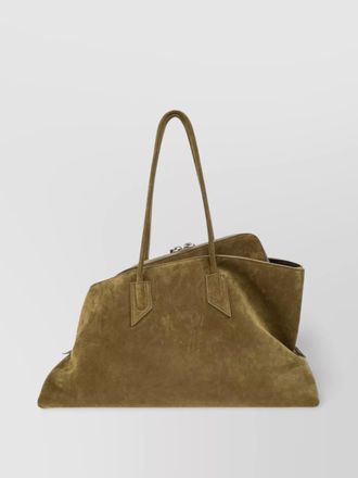 The Attico medium suede shoulder bag