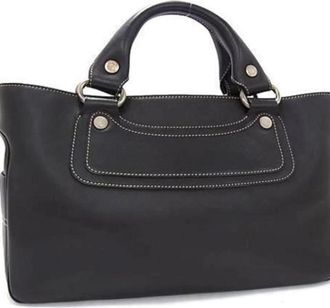 Celine Pre-owned Handbags, female, Black, Size: ONE SIZE Pre-owned Vintage Handbag