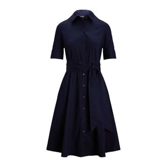 Ralph Lauren Lauren Ralph Lauren Navy pakken - Dames - Shirt Kleedjes - Blauw - XS - Kleedjes