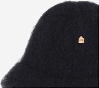 Myssyfarmi Womens Wool Bucket Hat Black Finnshep