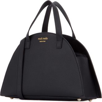 Meli Melo Womens Shoulder Bag Black Leather