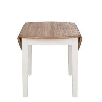 Maisons du monde Mesa de comedor extensible de madera de pino reciclada 120/170