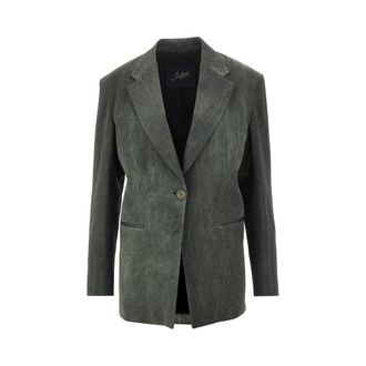 Seafarer Astro light satin single-breasted jacket Woman 40