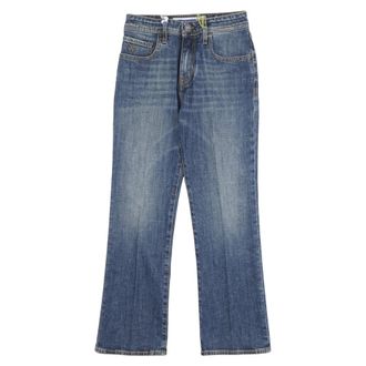 Jacob Cohen Cropped Jeans, male, Blue, Size: W26 Straight Jeans