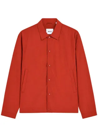 Nn.07 Fenton Crinkled Nylon Jacket - Red - XL