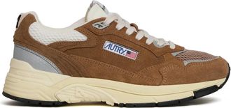 Autry Stijlvolle Marrone Sneakers voor Mannen - Heren - Sneakers - Bruin - 37 EU - Su&egrave;de - Schoenen