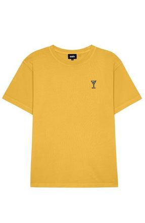 Dalix Mens Martini Midweight Garment Dye Tee in Old Gold at Nordstrom, Size Xxx-Large