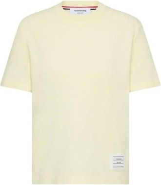 Thom Browne (WMNS) THOM BROWNE Short Sleeve T-Shirt Yellow FJS207A-00050-740