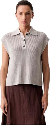 Marc O'Polo Gilet in maglia con scollo a V - - Knitwear - Donna - Beige - S