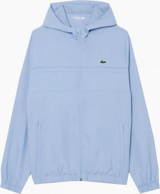 Lacoste Mens Lacoste Mens Light Blue Lacoste Zipped Hooded tracksuit Jacket - Size: 46/Regular