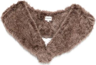 P.A.R.O.S.H. Sciarpa in pelliccia sintetica - Marrone