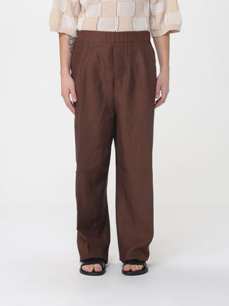 Laneus Pantaloni a gamba larga Laneus in misto lino