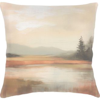 Anaya with Love Linen Pillow with Down Alternative Insert in Cozy Cabin at Nordstrom, Size 20X20