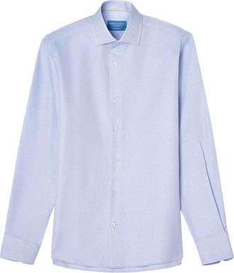 Robert Talbott Reynolds Hopsack Shirt In Classic Shirt