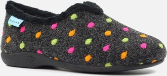 Lunar Womens Studio Womens Slippers - Black - Size: 4